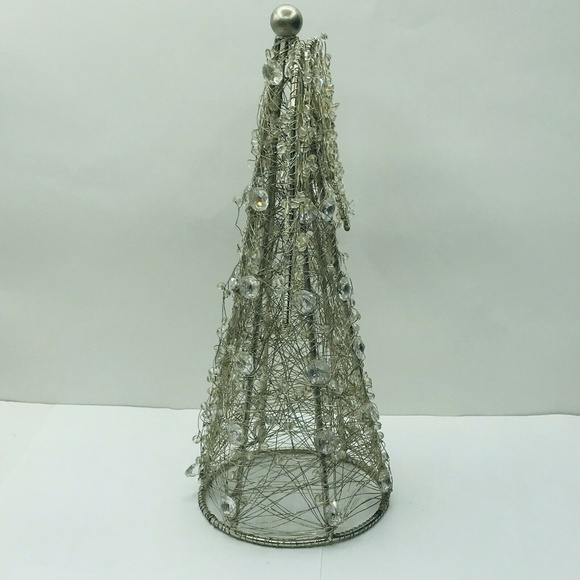 Angle Christmas Tree Topper Wire Gem Crystal 13" - Picture 3 of 8